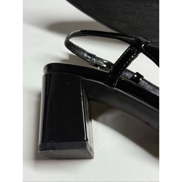 Unisa Hayney Womens Pointed Closed Toe Block Heel Pumps Size 6 Black See Notes - Picture 9 of 10